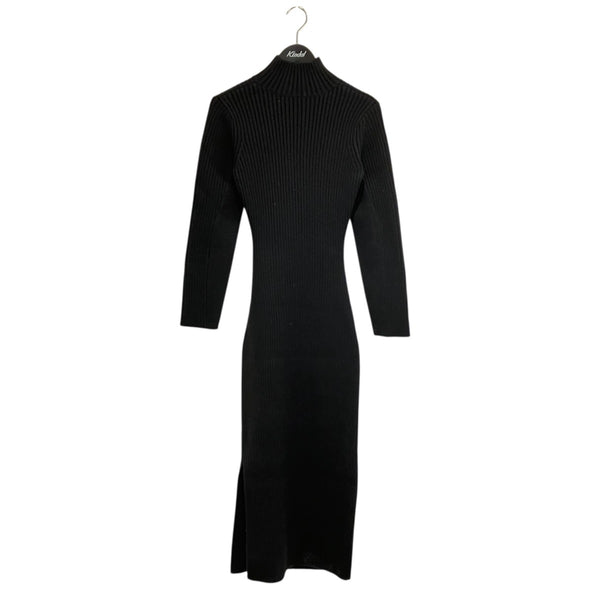 ROSARYMOON(ロザリームーン) Front Zip Knit Dressニットワンピース