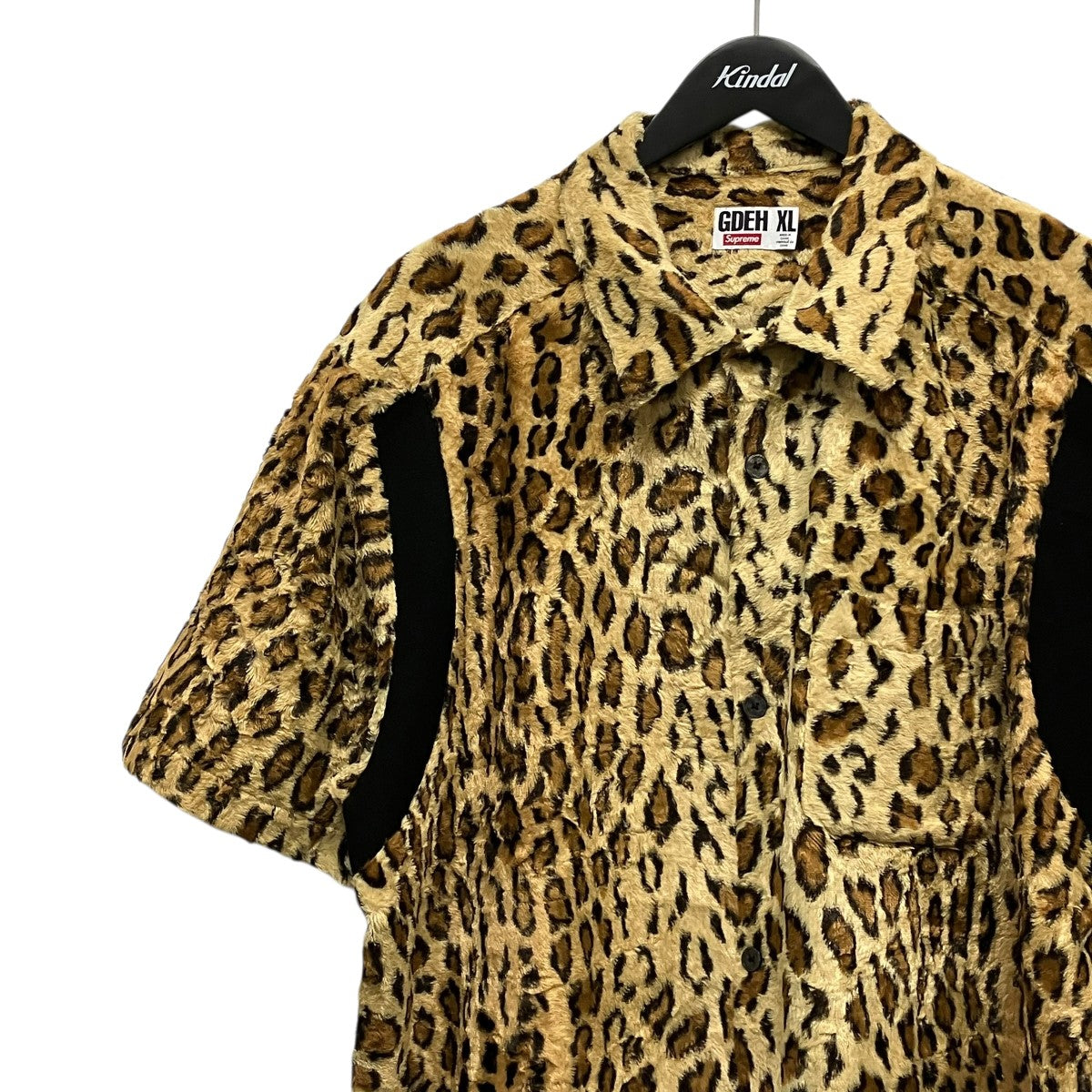 Supreme×GOODENOUGH 25SSCrushed Rayon S Sレオパードパイル半袖シャツ 古着・中古-3枚目のアイテム画像