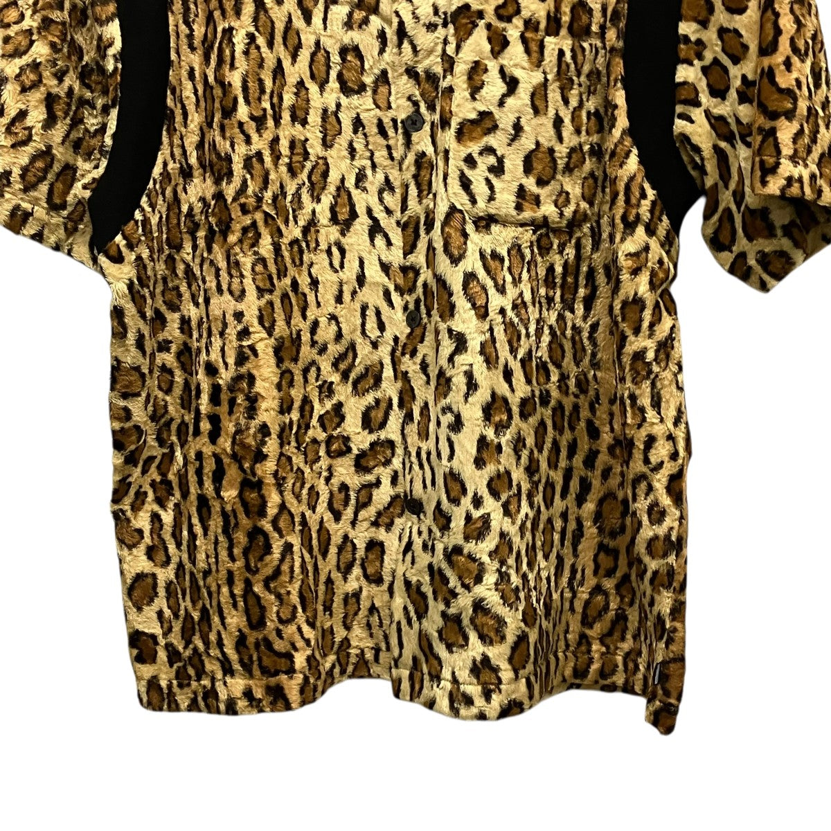 Supreme×GOODENOUGH 25SSCrushed Rayon S Sレオパードパイル半袖シャツ 古着・中古-4枚目のアイテム画像