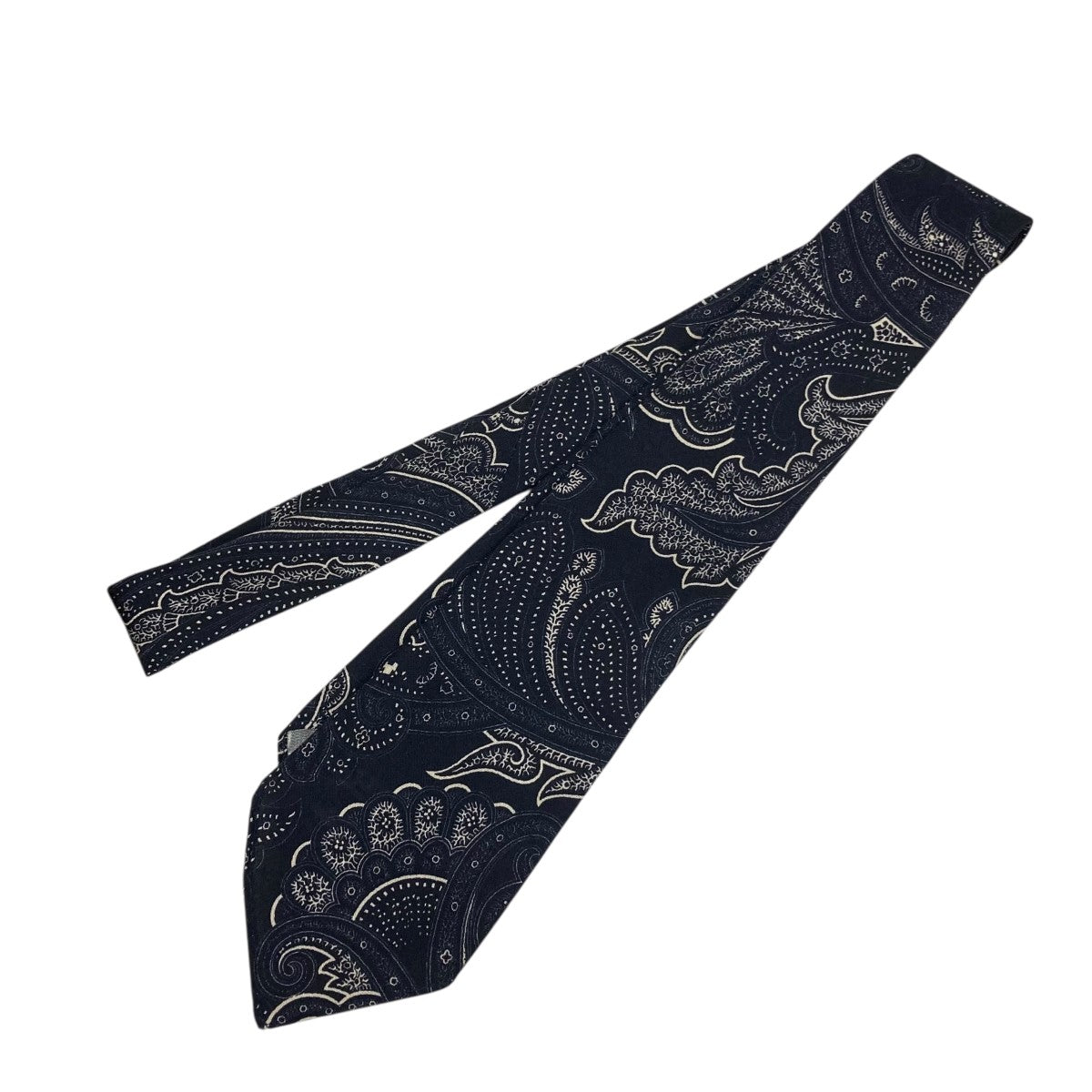 RRL ダブルアールエル ペイズリー タイ ネクタイ RRL(ダブルアールエル) ペイズリー柄ネクタイ ネイビー サイズ ONE