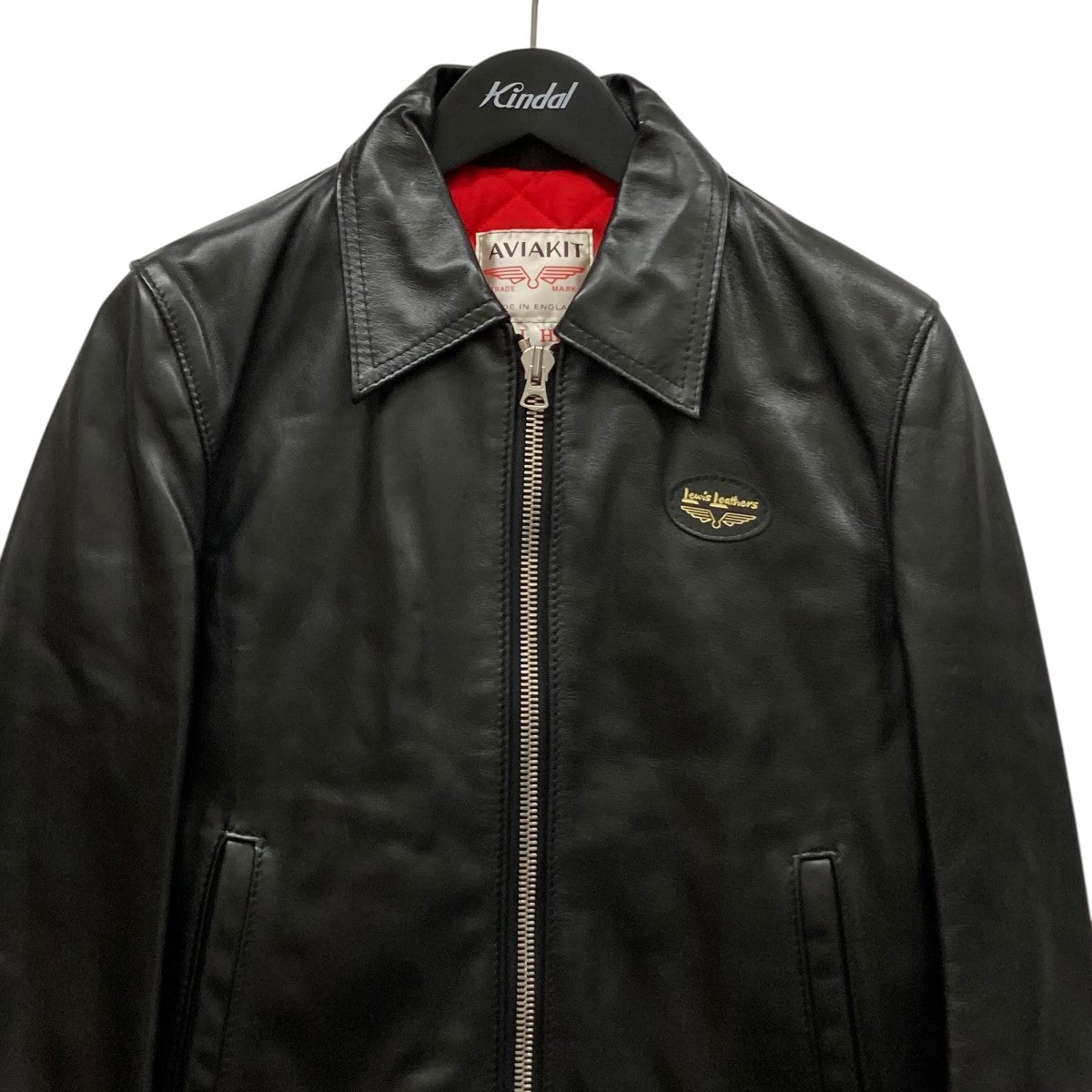 Lewis Leathers CORSAIR TIGHT FITレザージャケット 古着・中古-4枚目のアイテム画像