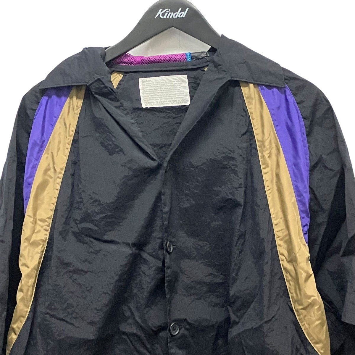 KOLOR カラーブロック フーデッドシャツ24SCM-BO2104 古着・中古-3枚目のアイテム画像