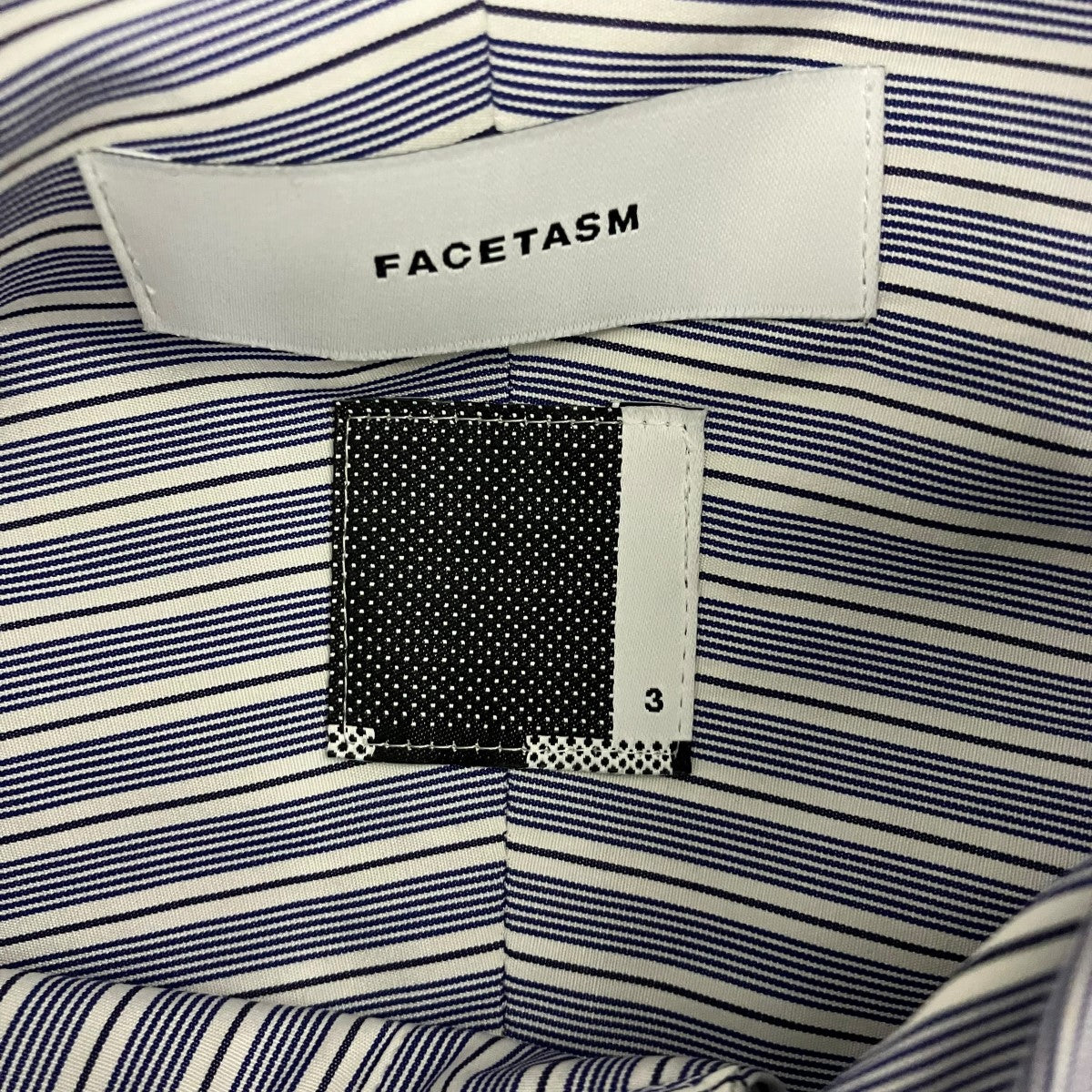 FACETASM ストライプ半袖シャツABH-SH-U03 古着・中古-6枚目のアイテム画像
