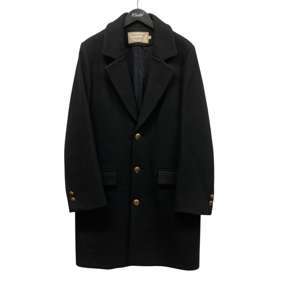 MAISON KITSUNE(メゾンキツネ) チェスターコートKMO-08550-B KMO-08550