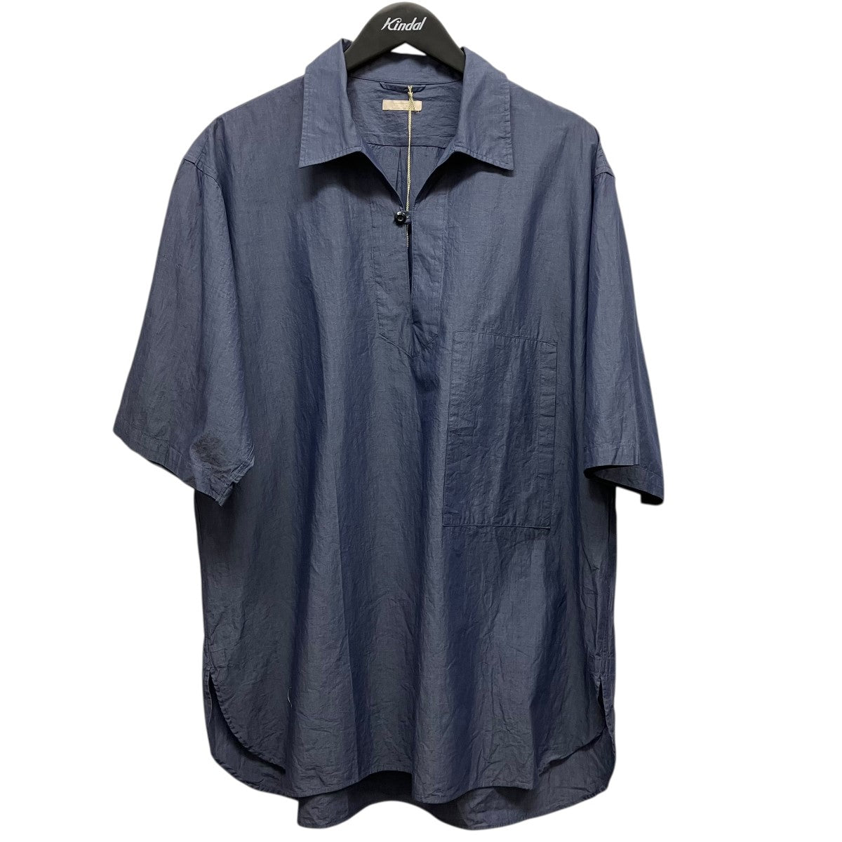 ULTERIOR 24SSWASHED CHAMBRAY POPLIN SKIPPER SHIRTスキッパーシャツULSH47-HA161-A 古着・中古-1枚目のアイテム画像