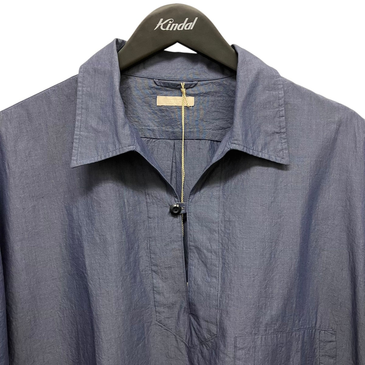 ULTERIOR 24SSWASHED CHAMBRAY POPLIN SKIPPER SHIRTスキッパーシャツULSH47-HA161-A 古着・中古-3枚目のアイテム画像