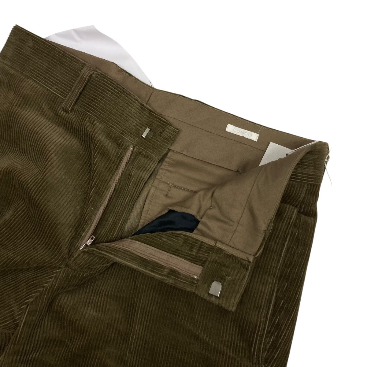 COMOLI コモリ　コーデュロイ パイプドステムパンツ Y03-03020 COMOLI(コモリ) コーデュロイパイプドステムパンツY03-03020 Y03-03020