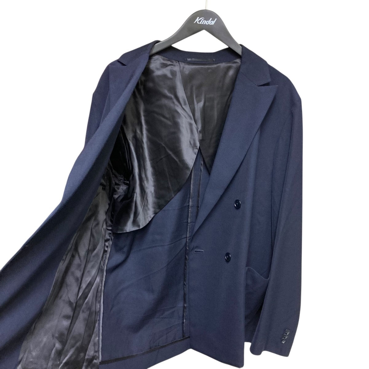 ウールレーヨンツイル ダブルブレステッド4Bジャケットダブルテーラードジャケット63-07-24-07402