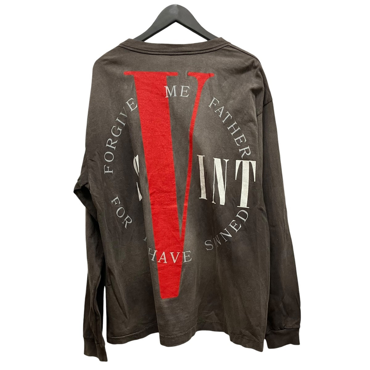 SAINT MICHAEL×VLONE 22SSLS TEE VLONE長袖プリントカットソーSM-S22 SAINT MICHAEL×VLONE 22SSLS TEE VLONE長袖プリントカットソーSM-S22