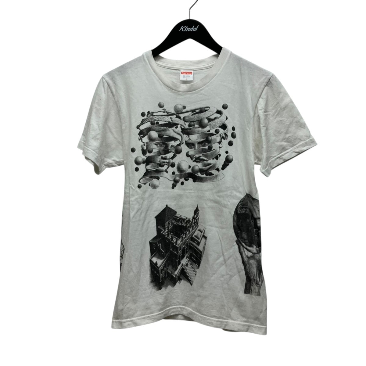 Supreme M．C ESCHER TプリントTシャツ 古着・中古-1枚目のアイテム画像