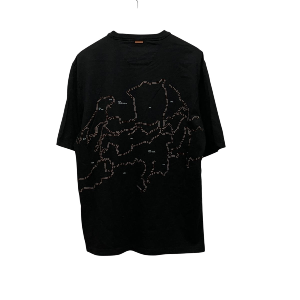 バックグラフィックプリントTシャツ