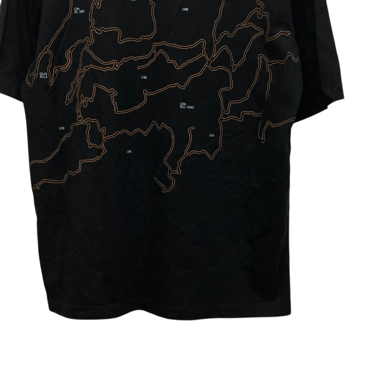 バックグラフィックプリントTシャツ