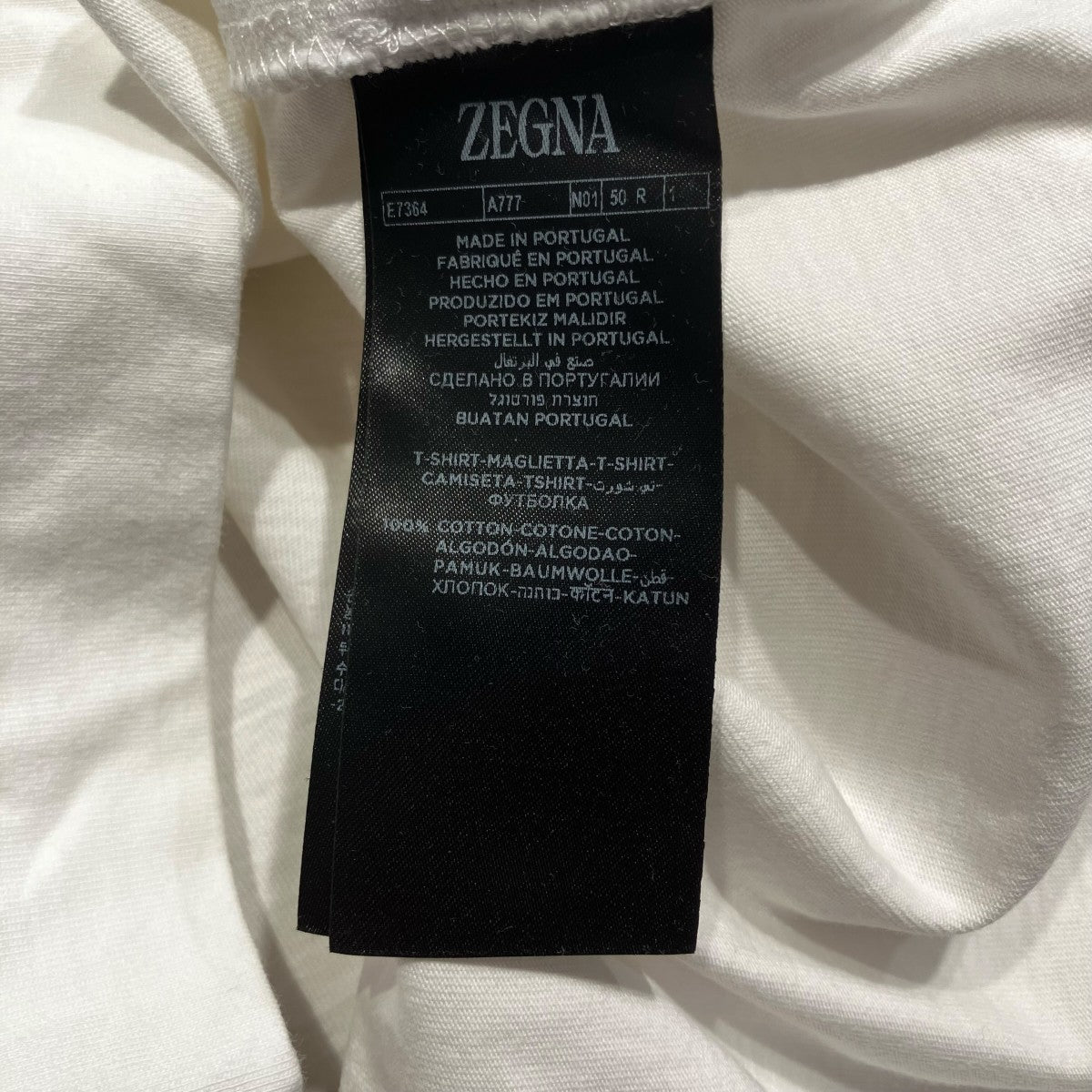 ZEGNA ロゴプリントＴシャツ 古着・中古-7枚目のアイテム画像