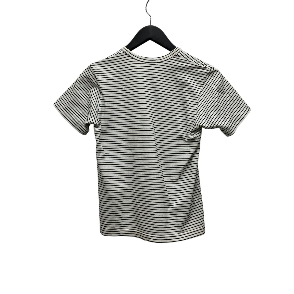 ROBE DE CHAMBRE COMME DES GARCONS 02SSリボンプリントボーダーTシャツRE-T023 古着・中古-2枚目のアイテム画像