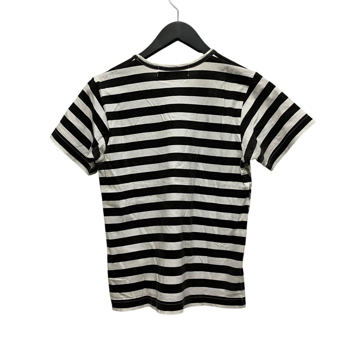 10 corso como×COMME des GARCONS 07SSプリントボーダーTシャツSR-T901 古着・中古-2枚目のアイテム画像