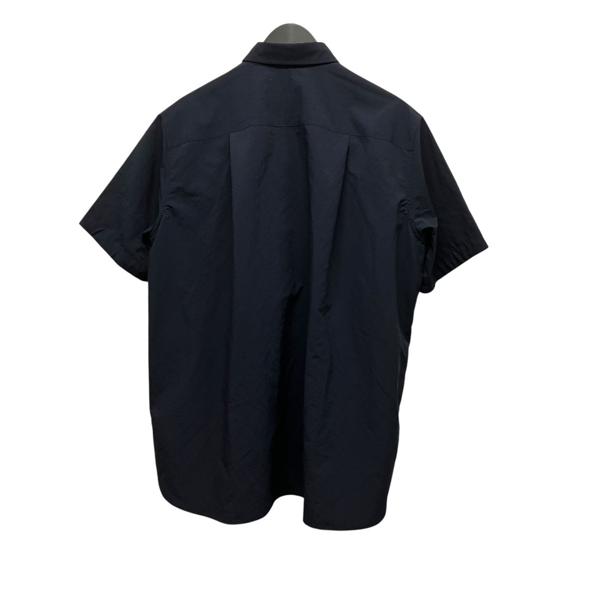sacai(サカイ) 24SSMatte Taffeta Shirtサイドジップ半袖シャツ24