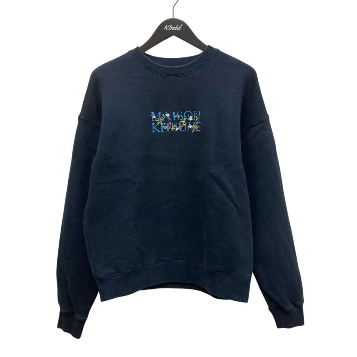 STRAWBERRY LEAF COMFORT SWEATSHIRTロゴ刺しゅうスウェットNW00307KM0307