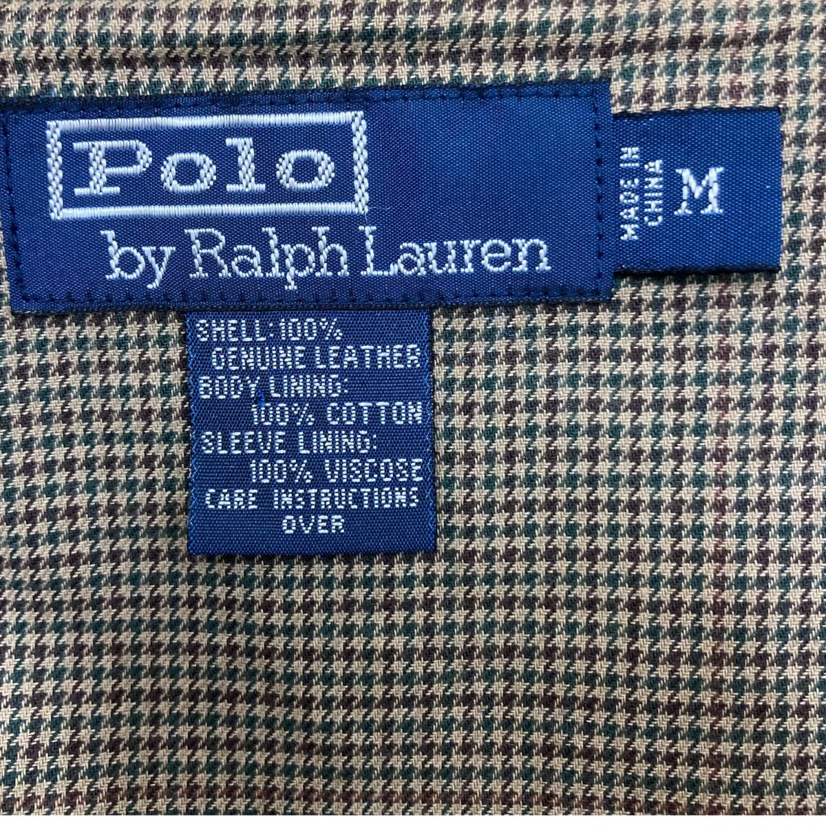 m*l様 Polo Ralph Lauren 80s g-9型　ビンテージ　希少 ラルフローレン G-9タイプ 裏地チェック柄 スウェードスウィングトップ