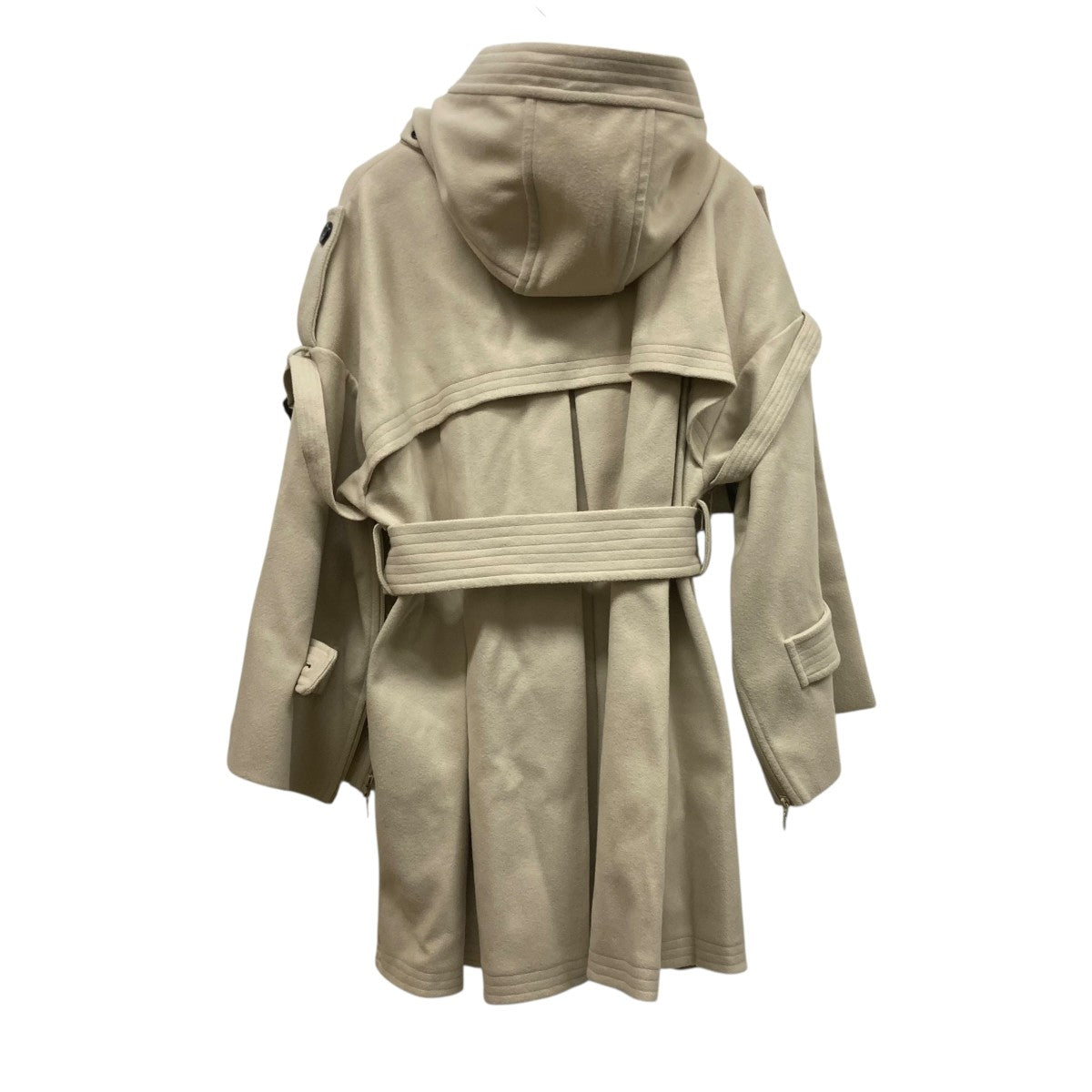 various deformation jersey melton midi poncho coatポンチョダッフルコート2322-OU-03