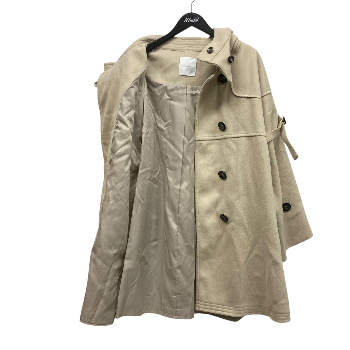 various deformation jersey melton midi poncho coatポンチョダッフルコート2322-OU-03