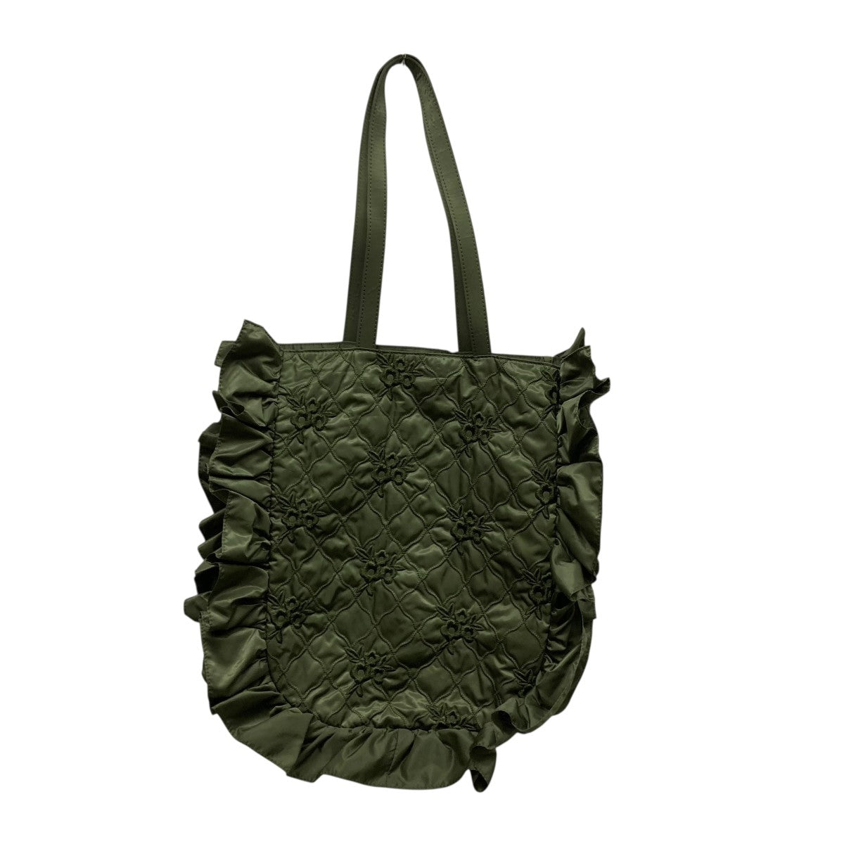 Flower WAVE QUILTING TOTEトートバッグ