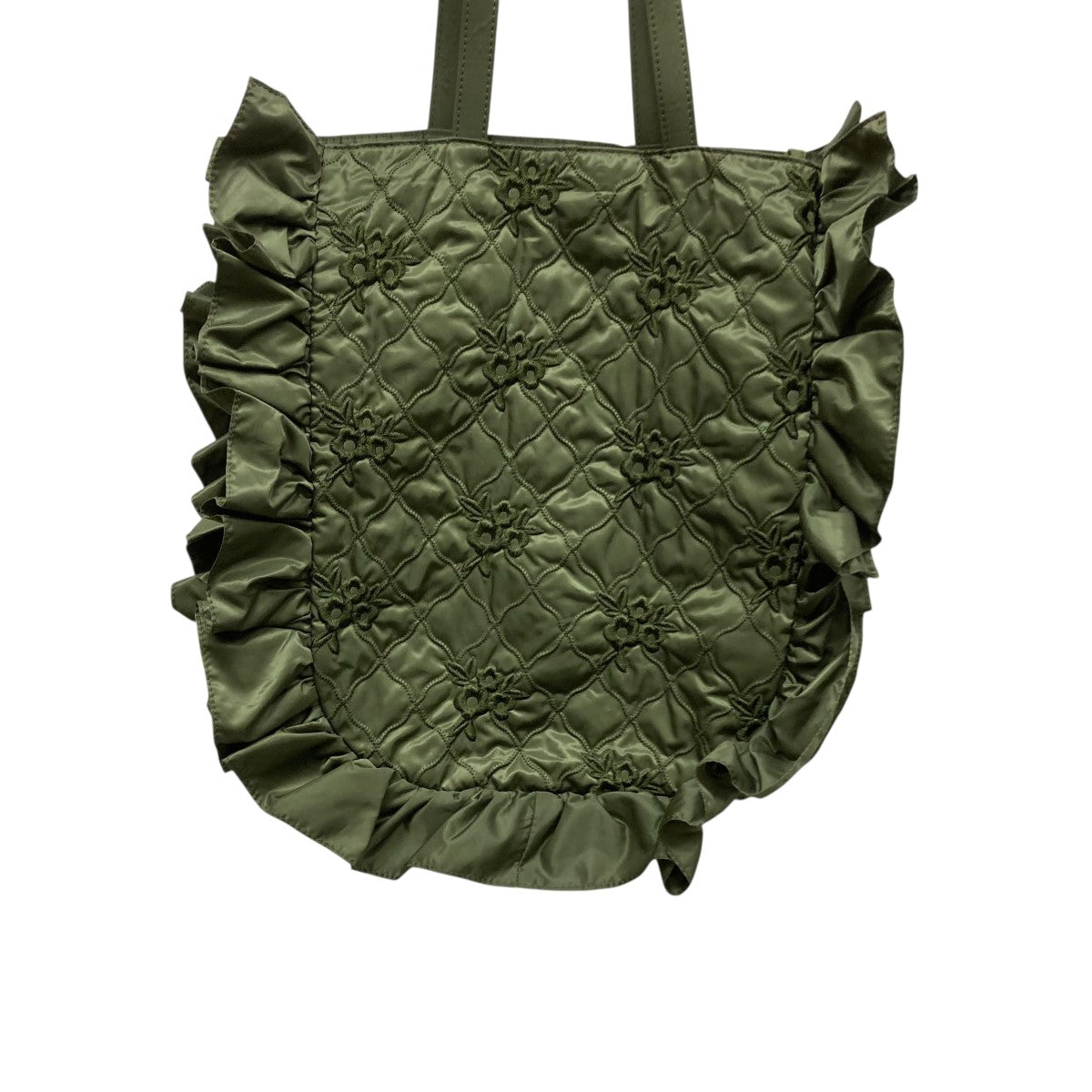 Flower WAVE QUILTING TOTEトートバッグ