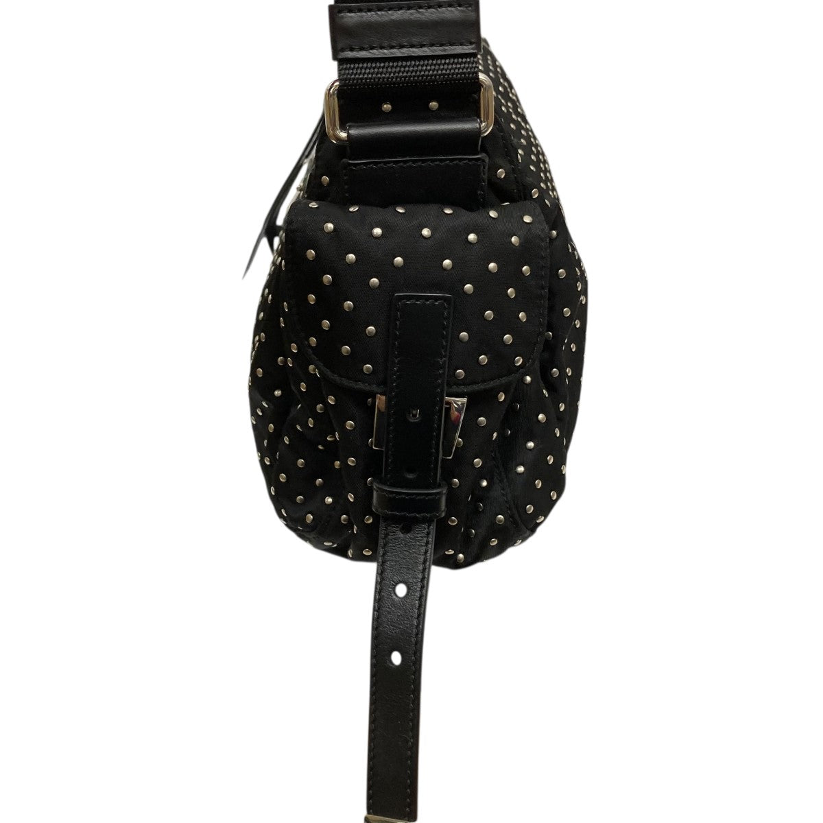 PRADA(プラダ) スタッズショルダーバッグ 製造番号なし(RFID対応品