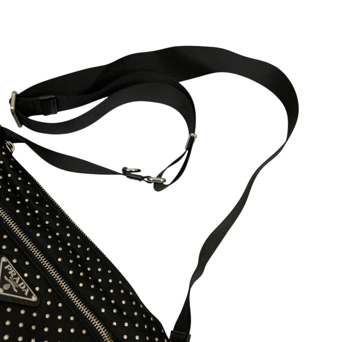 PRADA(プラダ) スタッズショルダーバッグ 製造番号なし(RFID対応品