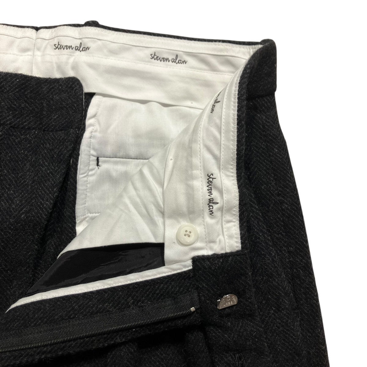 STEVEN ALAN(スティーヴンアラン) ラムズウール ヘリンボーン インツー