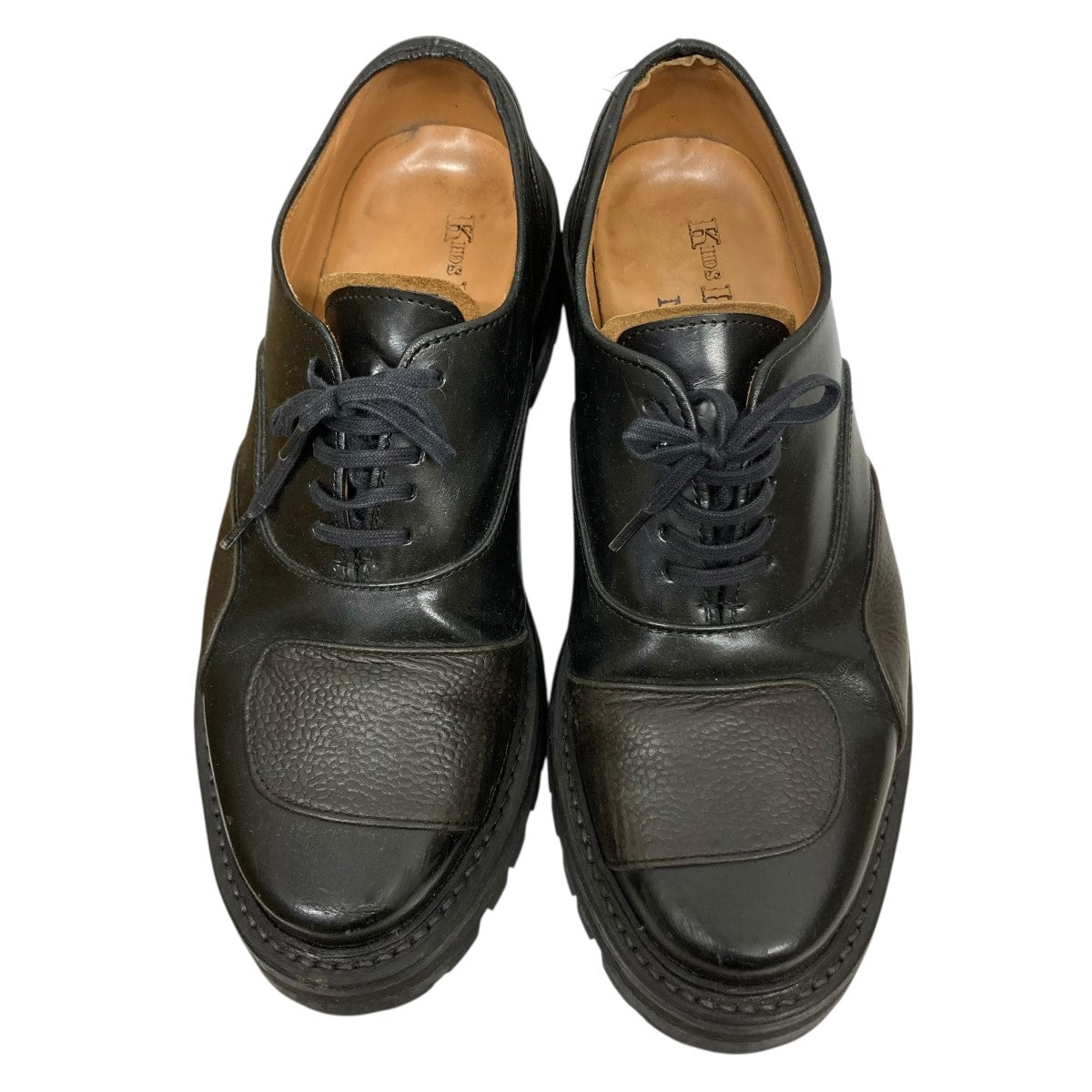 KIDS LOVE GAITE×Name． レースアップシューズ ブラック サイズ 表記