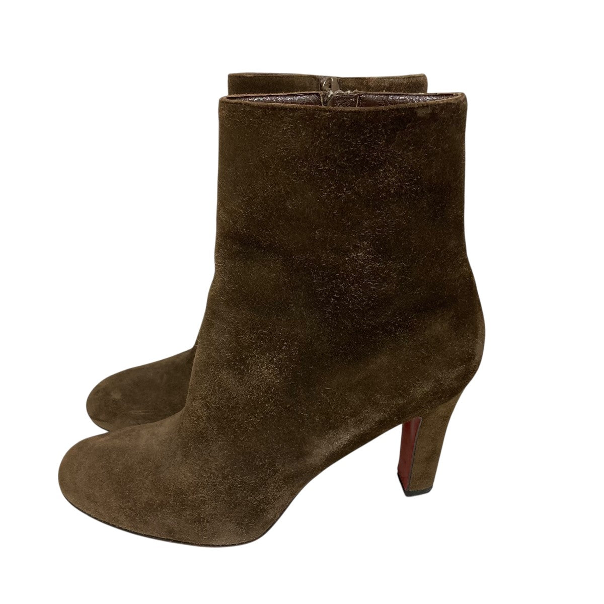 スウェードショートブーツ