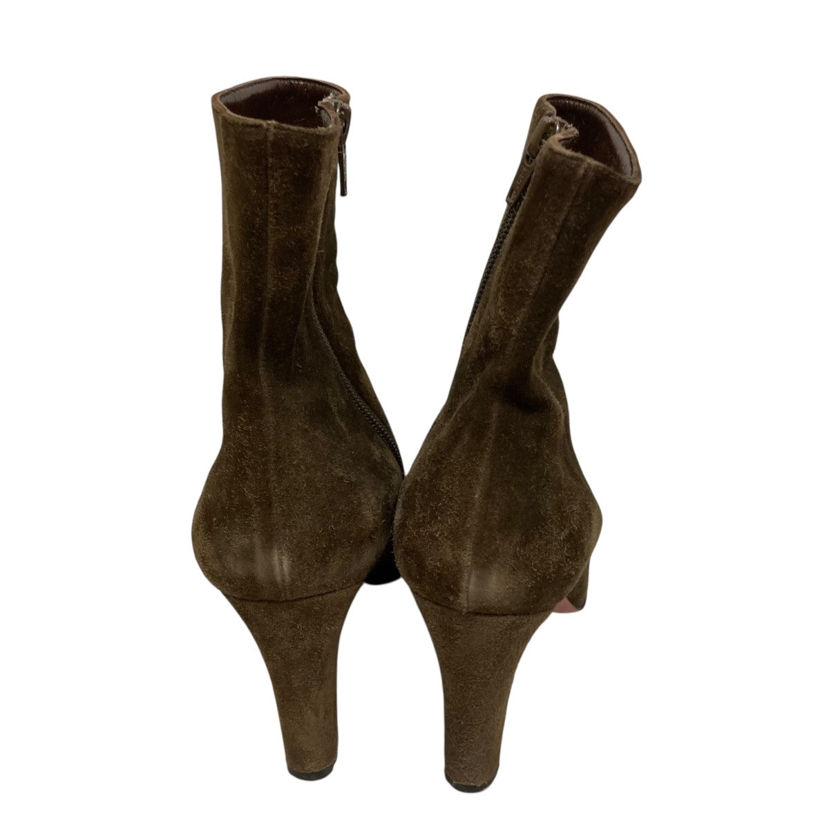 スウェードショートブーツ