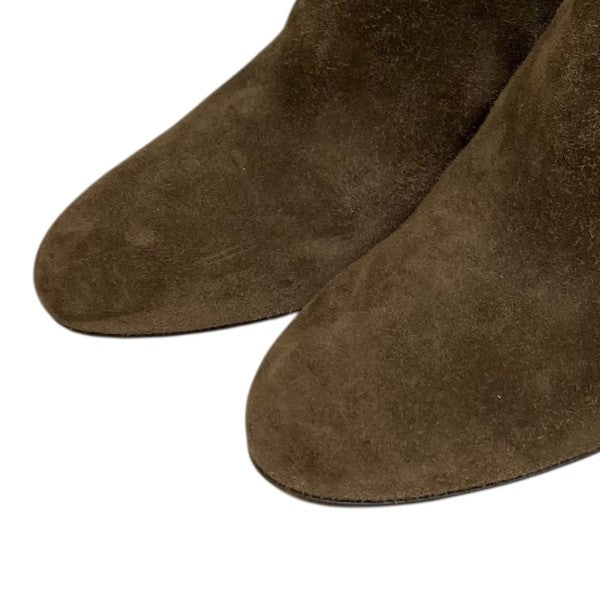 スウェードショートブーツ