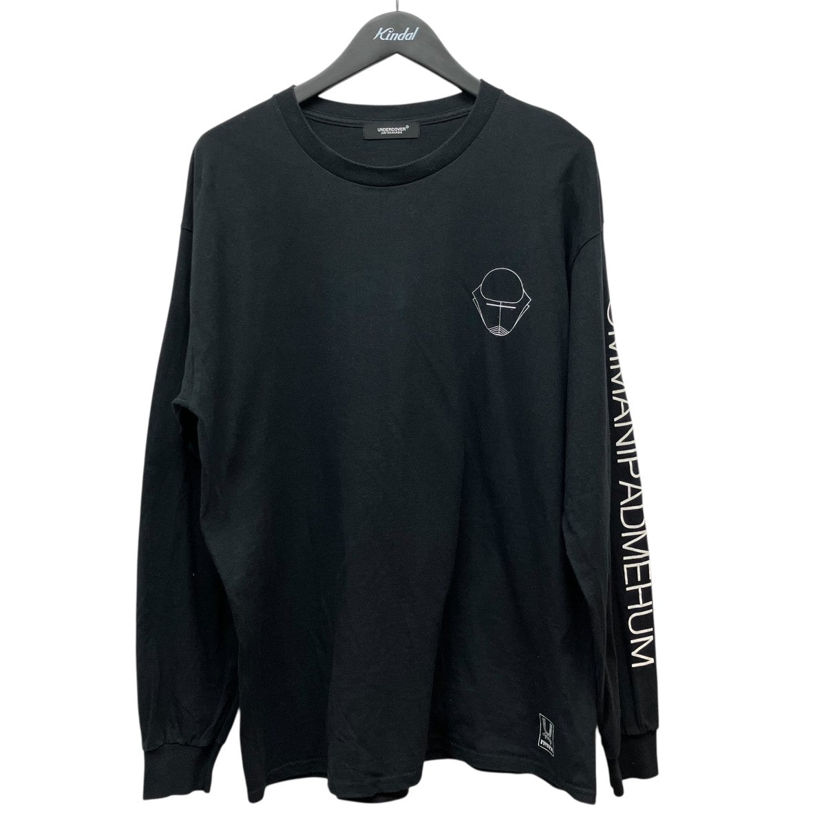 UNDERCOVER 22AWL S TEE UNDERMAN灰と鉄のバラッドプリントロングTシャツUC2B9823 古着・中古-1枚目のアイテム画像
