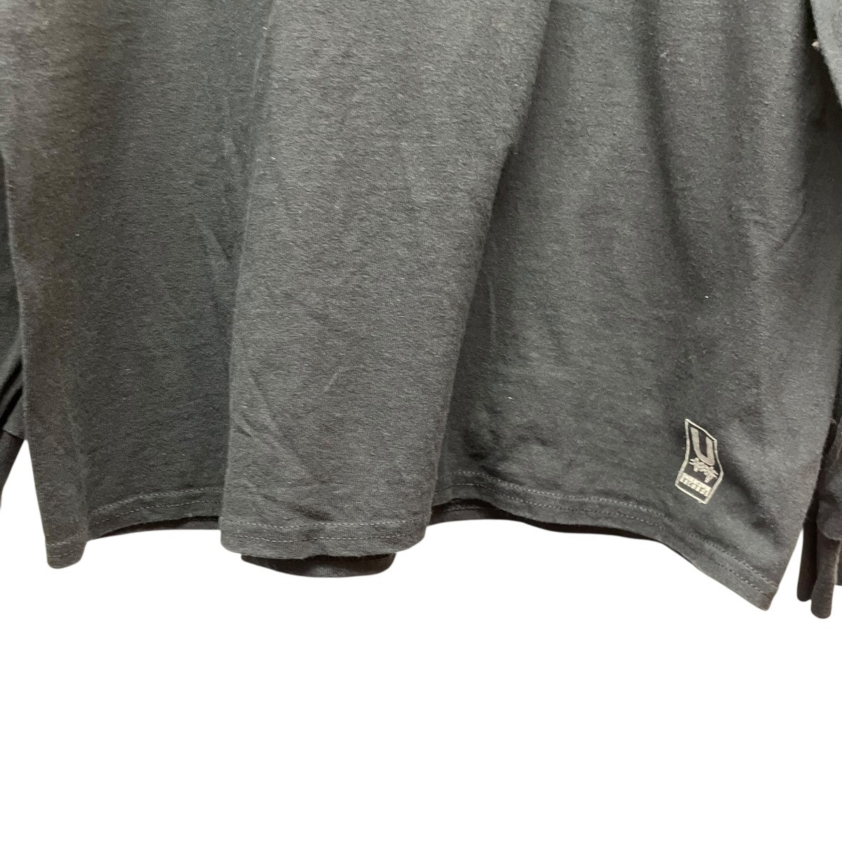 UNDERCOVER 22AWL S TEE UNDERMAN灰と鉄のバラッドプリントロングTシャツUC2B9823 古着・中古-4枚目のアイテム画像