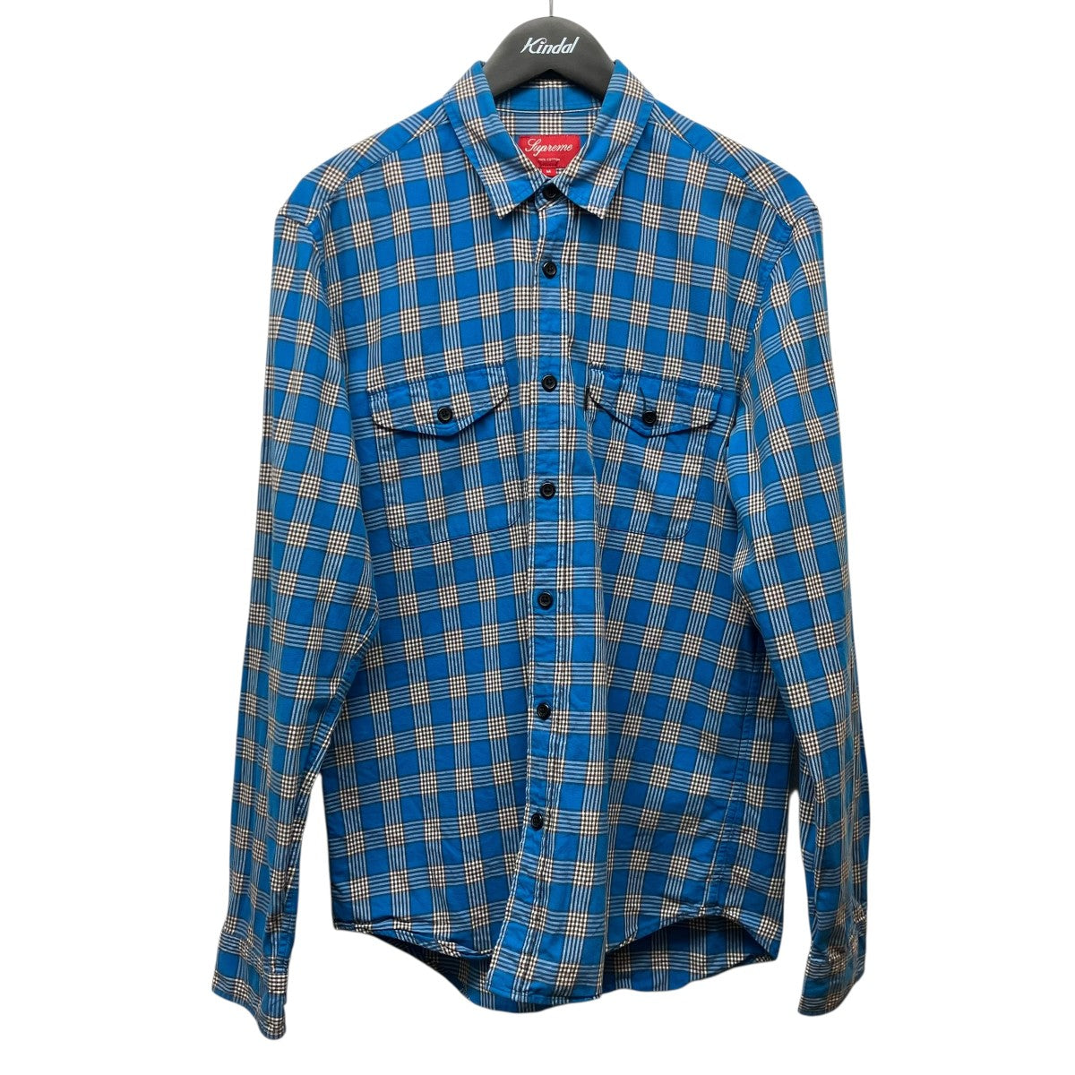 Supreme Plaid Flannel Shirtプレイドフランネルシャツ 古着・中古-1枚目のアイテム画像
