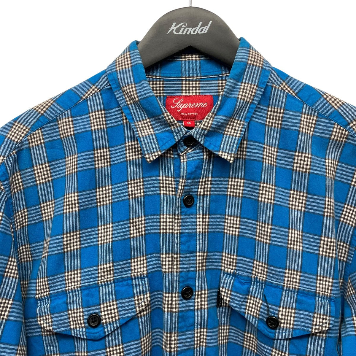 Supreme Plaid Flannel Shirtプレイドフランネルシャツ 古着・中古-3枚目のアイテム画像