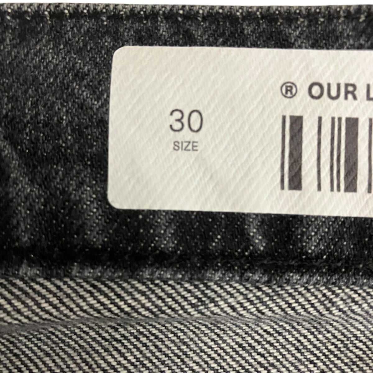 THIRD CUT Black Slash DenimスラッシュデニムパンツM4215TB