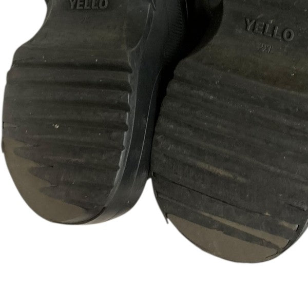YELLO TOKYO BLACK SNEAKER LONG BOOTSロングソックスブーツ 古着・中古-7枚目のアイテム画像