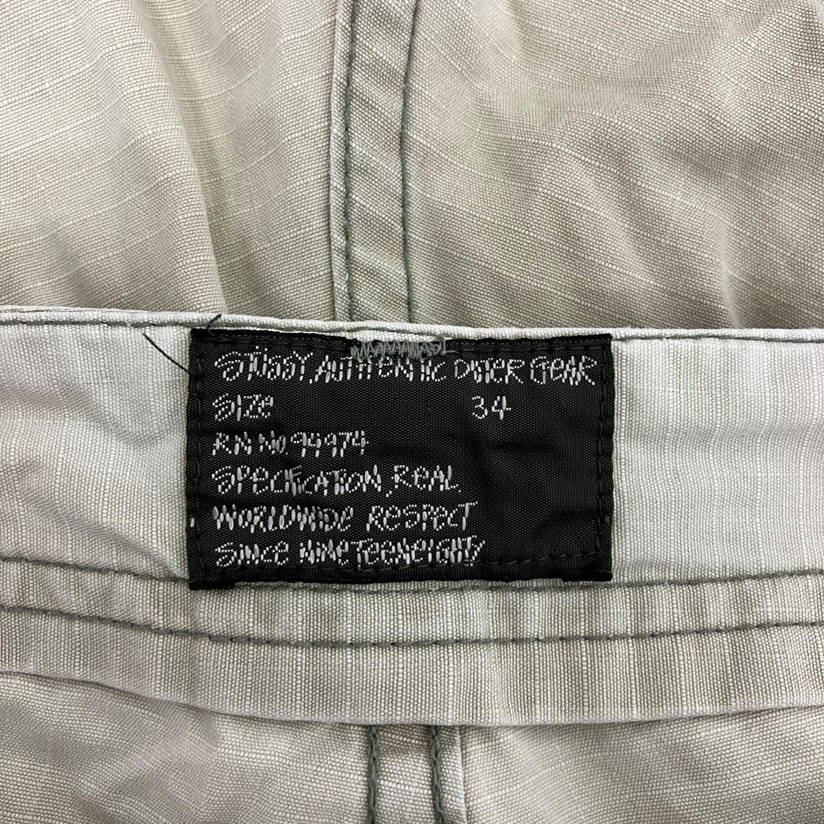 stussy 00sハーフカーゴパンツ 古着・中古-6枚目のアイテム画像