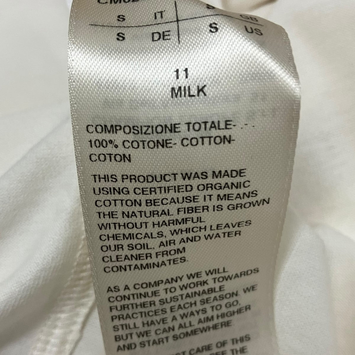 RICK OWENS×Champion Tommy Tロゴ刺しゅう半袖カットソーCM02C9404-CHJEG 古着・中古-6枚目のアイテム画像