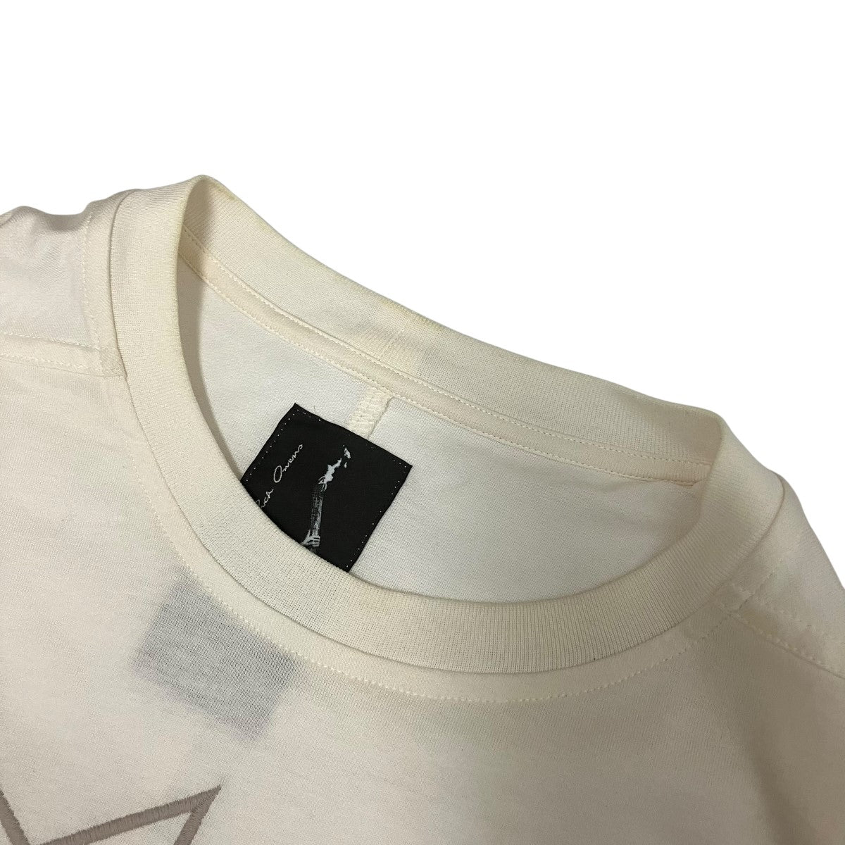 RICK OWENS×Champion Tommy Tロゴ刺しゅう半袖カットソーCM02C9404-CHJEG 古着・中古-7枚目のアイテム画像