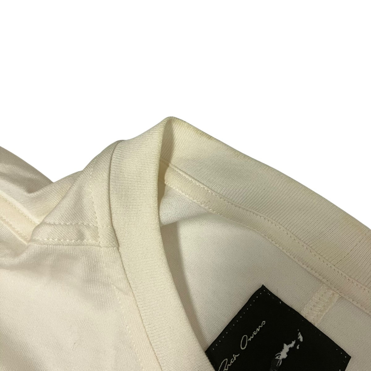 RICK OWENS×Champion Tommy Tロゴ刺しゅう半袖カットソーCM02C9404-CHJEG 古着・中古-8枚目のアイテム画像