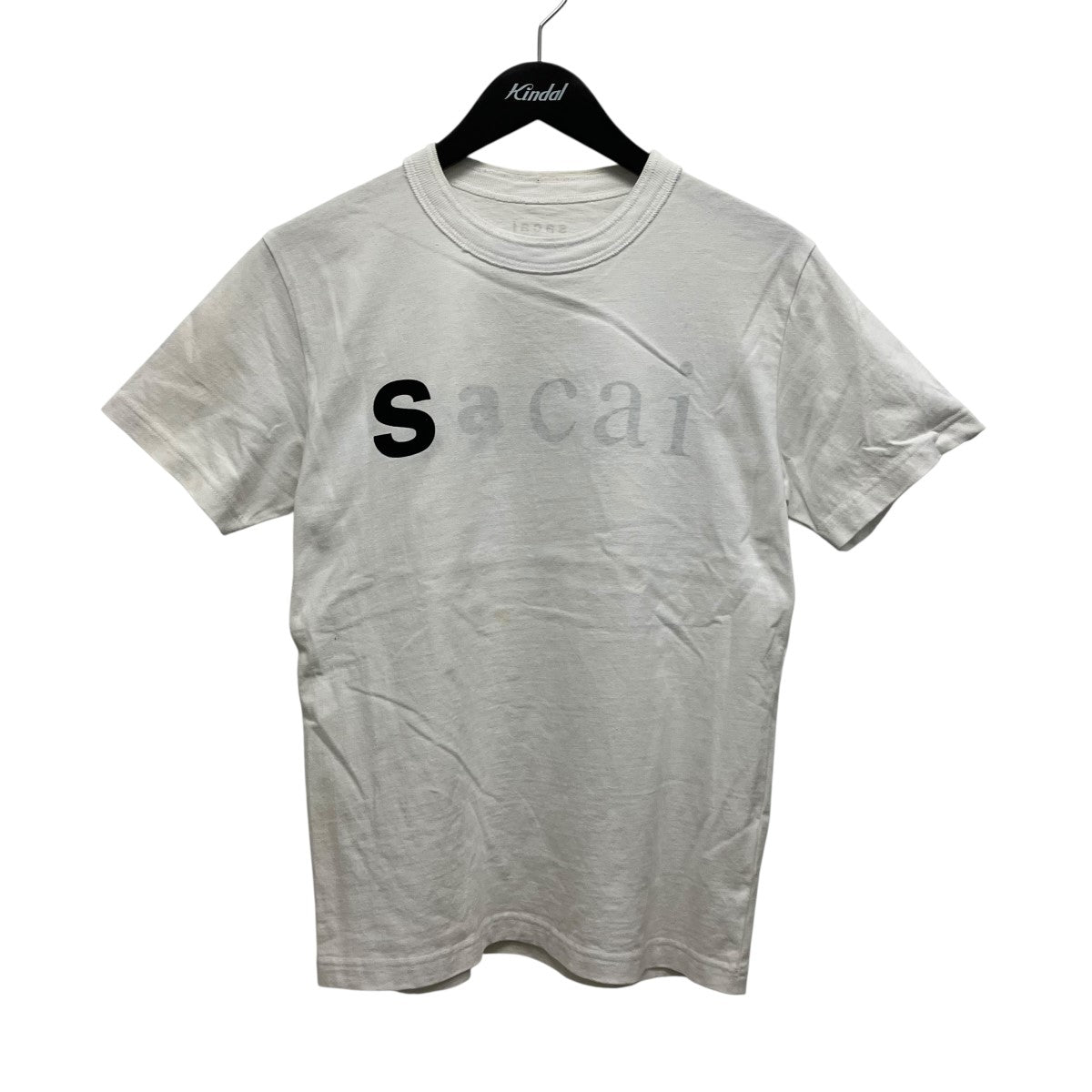 sacai ロゴプリント半袖カットソー22-0353S 古着・中古-1枚目のアイテム画像