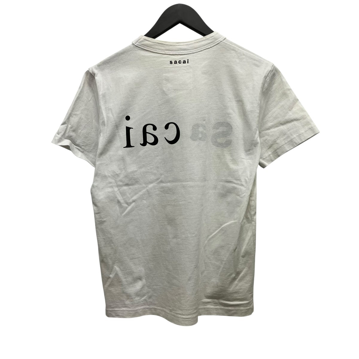 sacai ロゴプリント半袖カットソー22-0353S 古着・中古-2枚目のアイテム画像