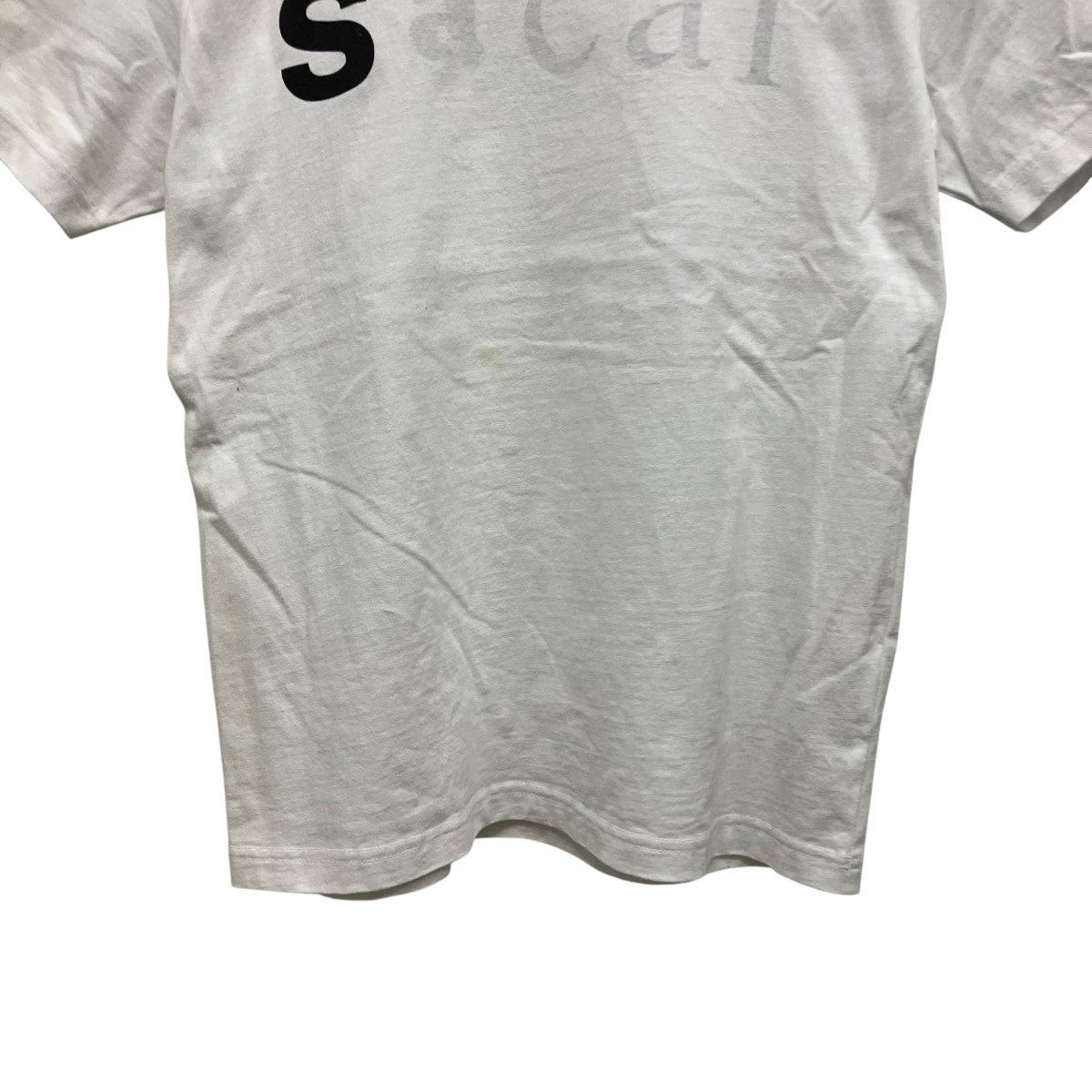 sacai ロゴプリント半袖カットソー22-0353S 古着・中古-4枚目のアイテム画像