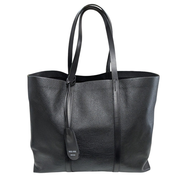 HYKE × CHACOLI トートバッグ ブラック　新品未使用 CHACOLI×HYKE TOTE BAG Mレザートートバッグ ブラック｜【公式