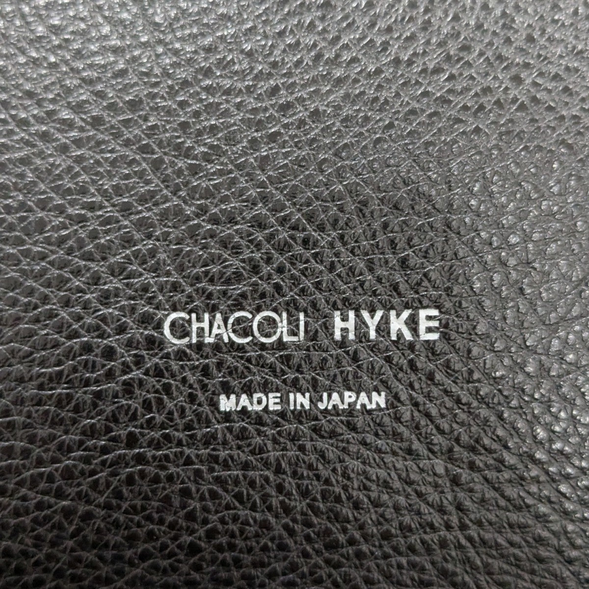 CHACOLI×HYKE TOTE BAG Mレザートートバッグ ブラック｜【公式
