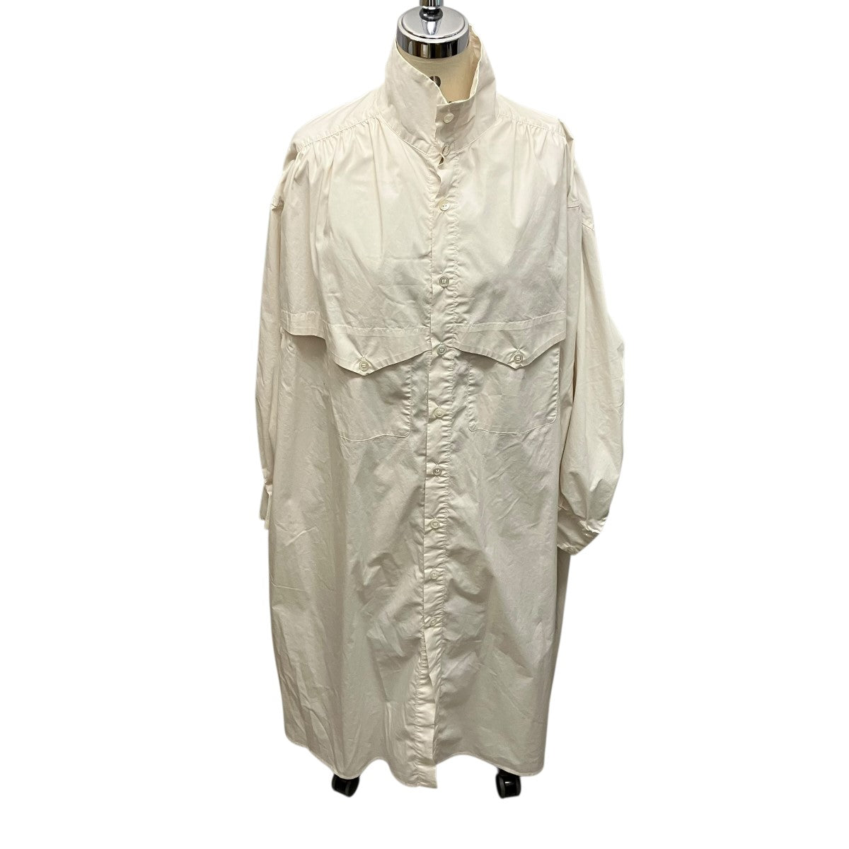 22AWWORK SHIRT DRバックスリットシャツワンピース222DR001