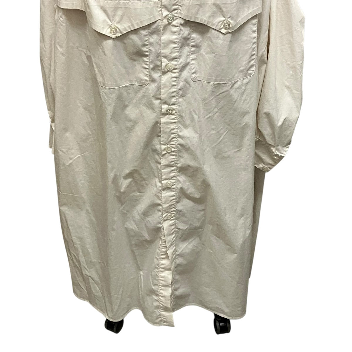 22AWWORK SHIRT DRバックスリットシャツワンピース222DR001